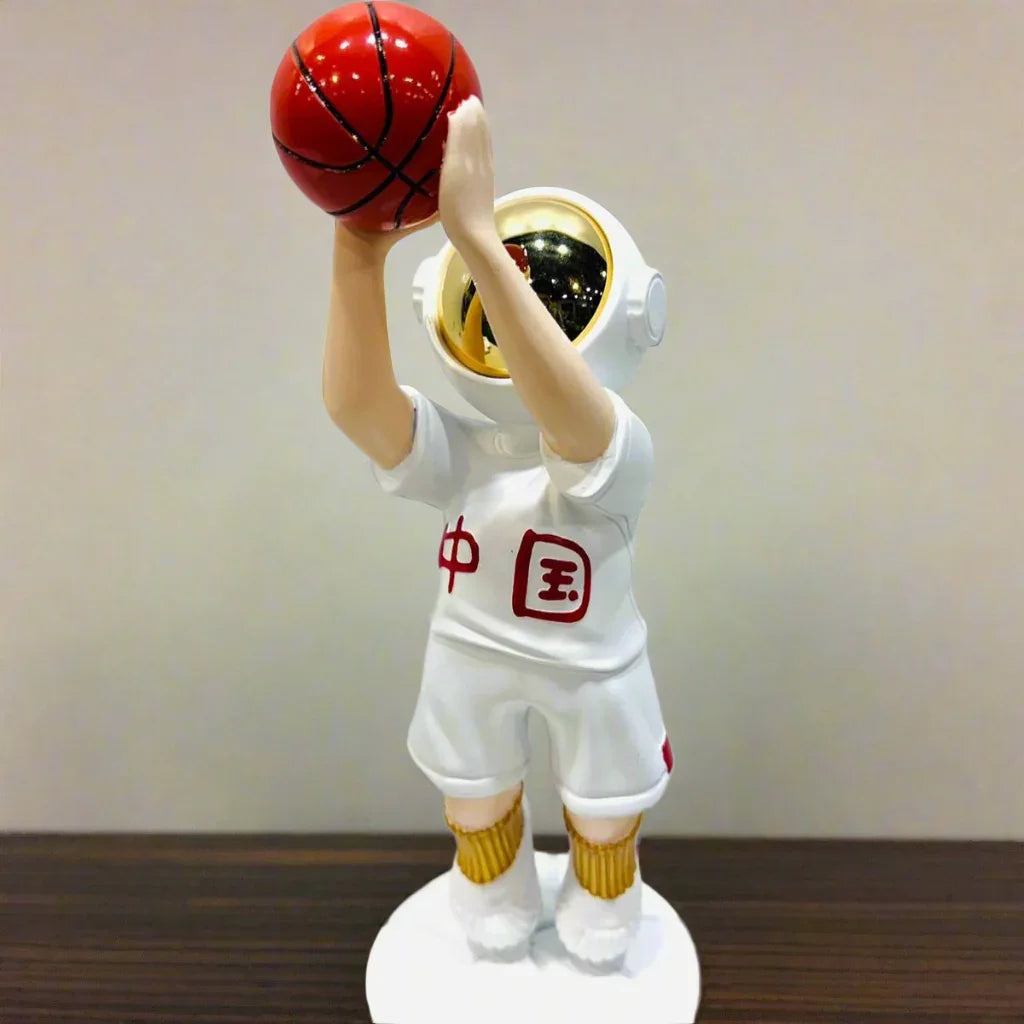 Astronaut Playing Basket Ball Style 1